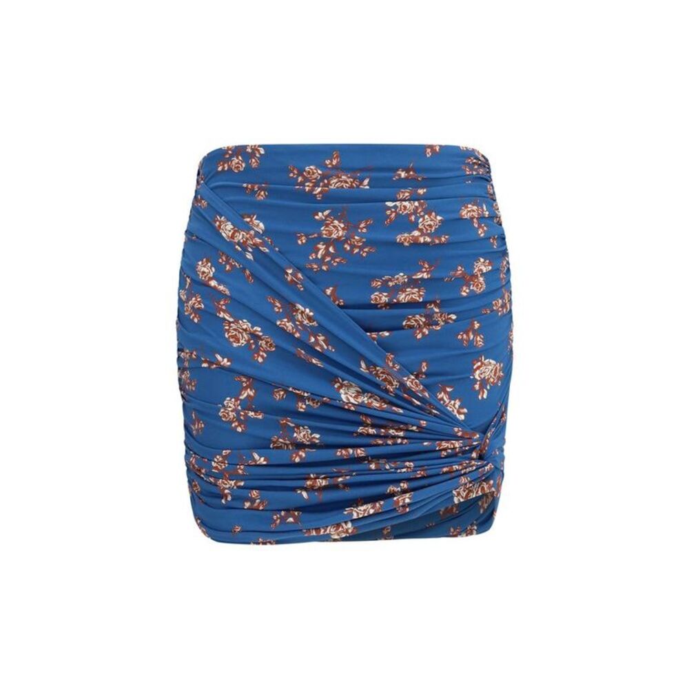 Magda Butrym Blue Polyamide Mini Women's Skirt